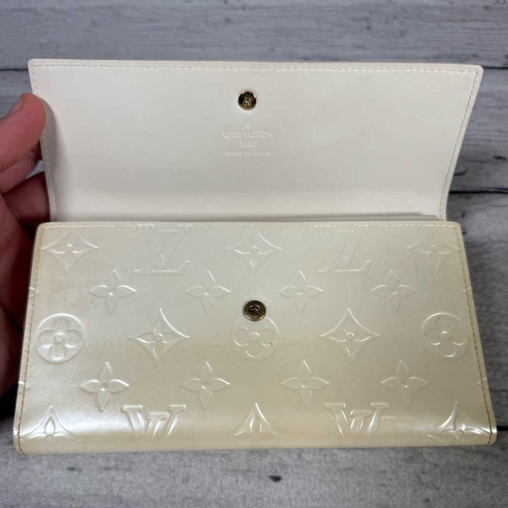 Louis Vuitton Portefeuille Sarah Long Bifold Wallet monogram Vernis leather - Picture 7 of 16